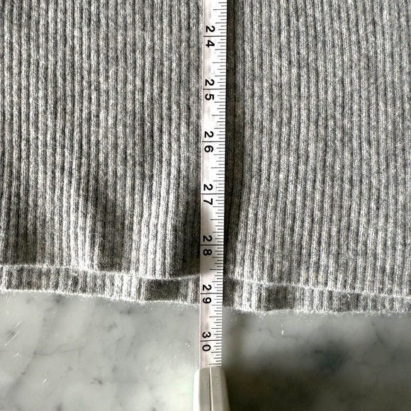 Summersalt Cashmere Funnel Mock Neck Sweater Women’s 1X Gray Quiet Luxury Knit - Picture 10 of 10